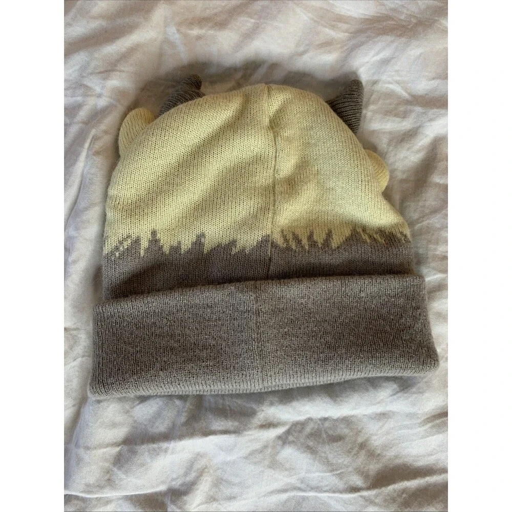 Nickelodeon Avatar The Last Airbender Beanie Knit Hat Ears Horns Appa Multi OS